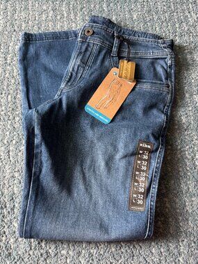 Men's KUHL Vintage Blue Denim Tapered Pants, size 32 x 30